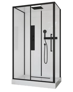 Душевая кабина Cerutti SPA AMI120 120x80см чёрный